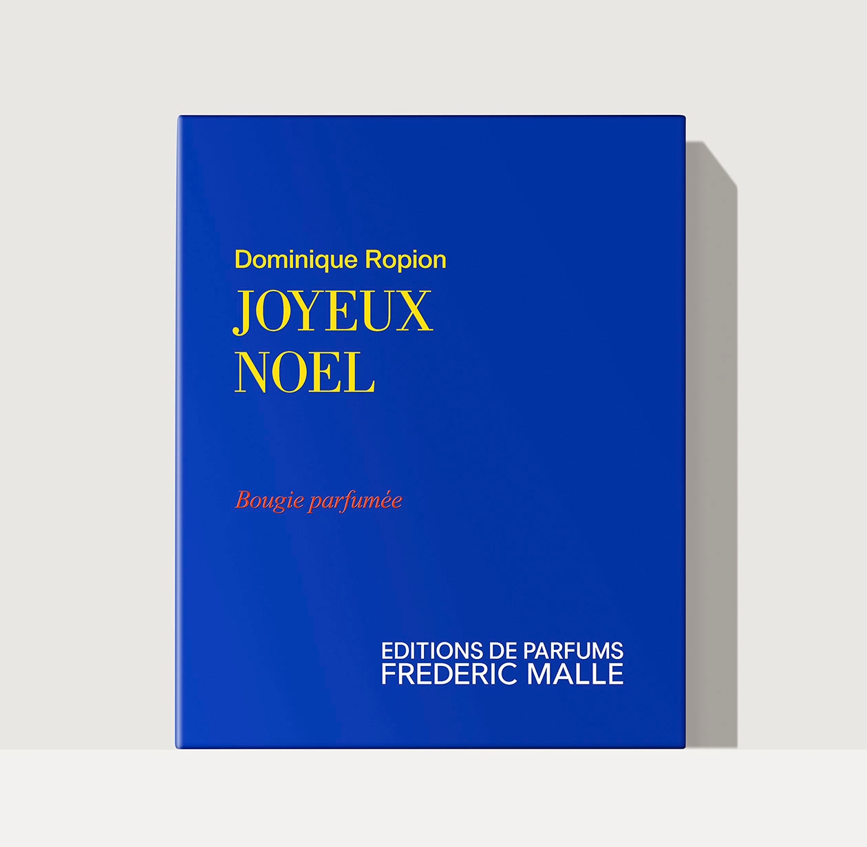 JOYEUX NOEL CANDLE by Dominique Ropion, JOYEUX NOEL, 220 g
